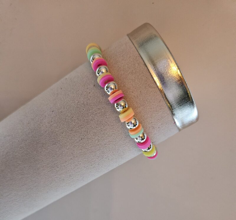 Rainbow NEON ARMBAND sparkling 6MM 14kt